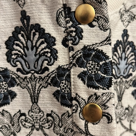 3-4T blue damask bomber. Janie and Jack - Picture 6 of 9